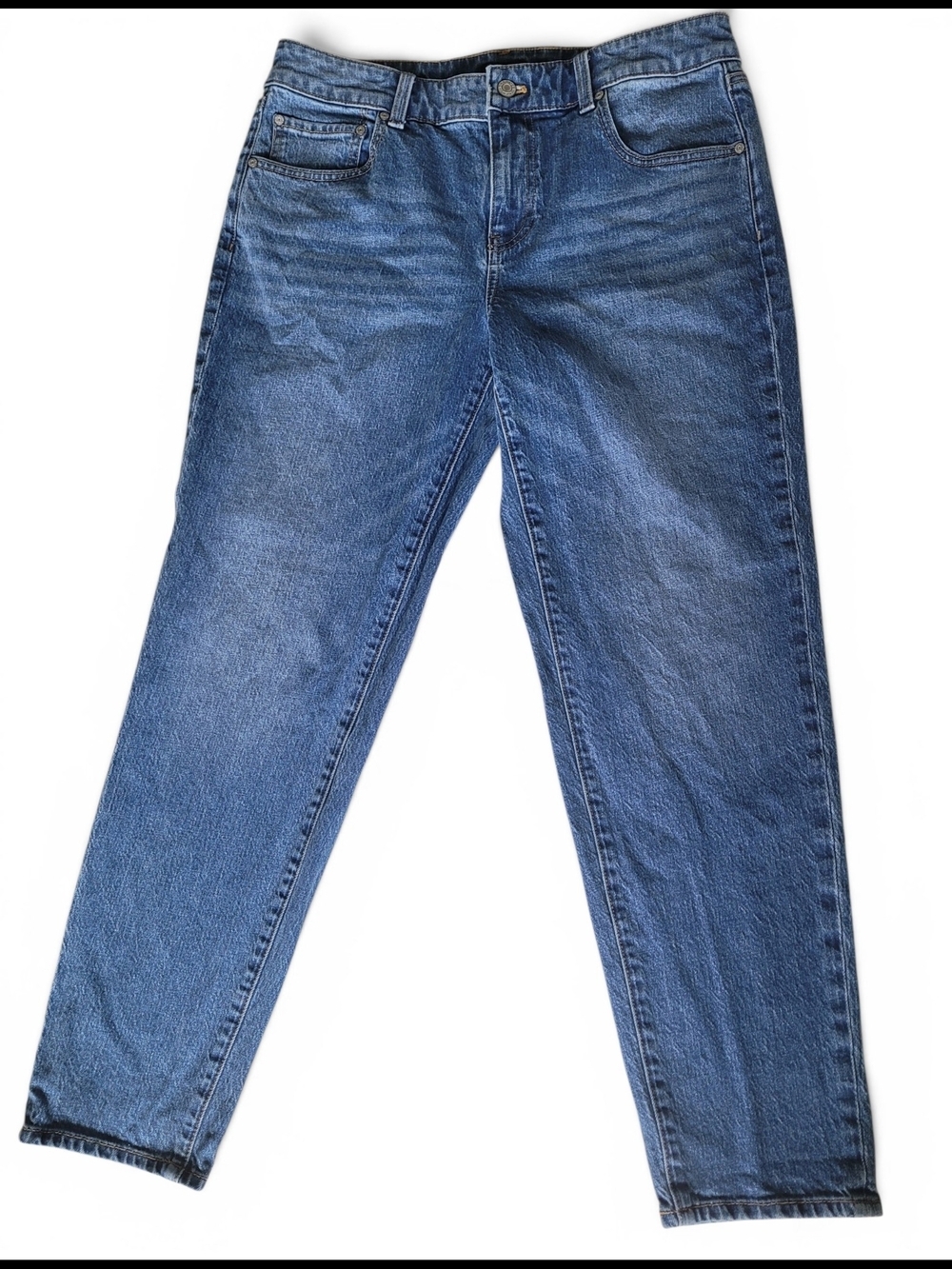 Talbots Everyday Relaxed Jeans Womens 8 Medium Wash Straight Leg 32x27.5 - Picture 2 of 8